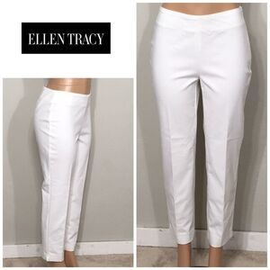 Ellen Tracy ivory pants.